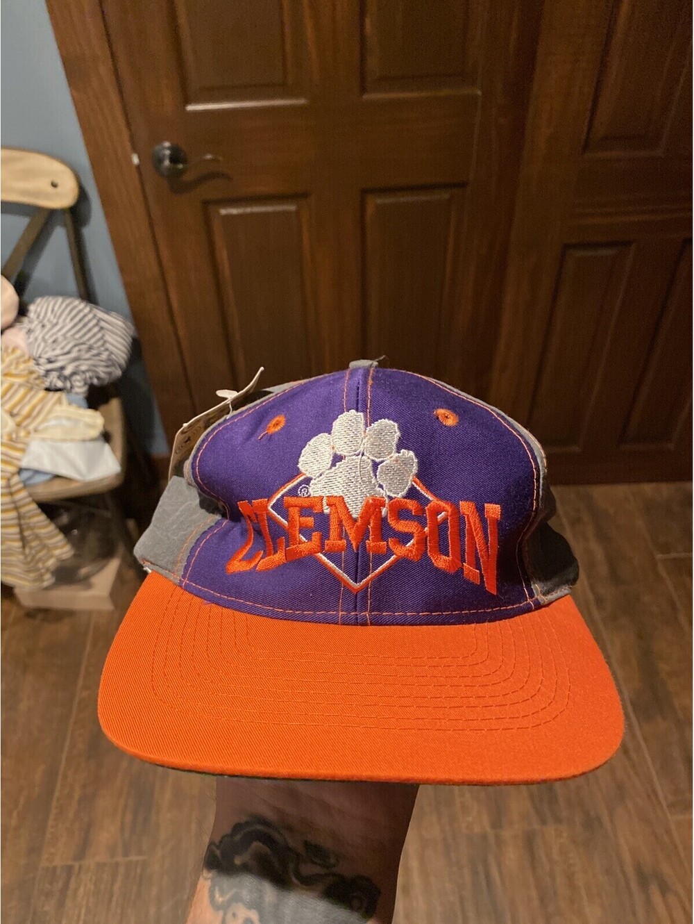 NWT Vintage Clemson Tigers The Game Snapback Hat Cap